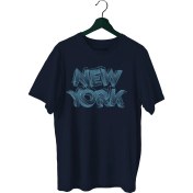 Resim Bluu Newyorklite Sporcu T-Shirt Bisiklet Yaka 