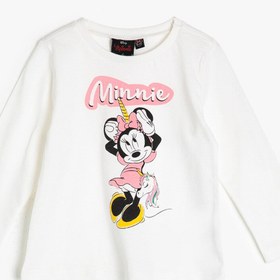Resim Kız Bebek Minnie by Koton Tişört 