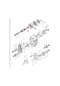 Resim Makita HM1810 Rulman 6200 Ürün Kodu 211066-7 
