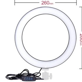 Resim AydemirTech Ring Light Led Işıklı Sadece 10 Inç Halka Youtuber Tiktok Makyaj Işığı Halka Işık 