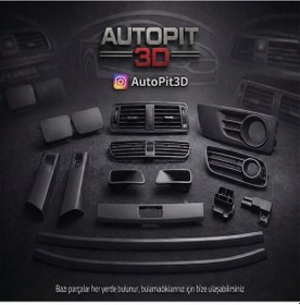 Resim Autopit 3d Bmw E34 Uyumlu Vites Çerçevesi Bmw E34 
