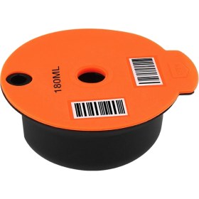Resim Doldurulabilir Kahve Kapsül Bosch Tassimo Için Pod Bardaklar, Paslanmaz Çelik Örgü 180ML 