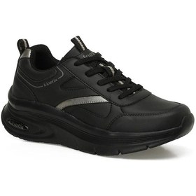 Resim Kinetix Lındsey Pu W 5pr Siyah Kadın Comfort Sneaker Spor Ayakkabı Siyah 