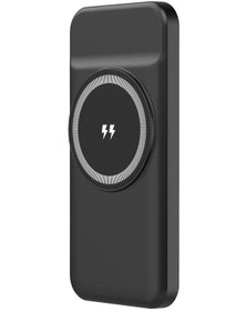 Resim Powerboost Mag 120b 10000mah 15w Magsafe 22.5w Siyah Kablosuz Taşınabilir Şarj Cihazı Powerbank Siyah 