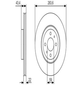 Resim Fiat Bravo Croma Doblo Idea Linea Marea Stilo Alfa Romeo Ön Fren Diski 