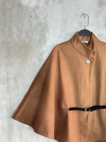 Resim Hatun Atila Kaşe Pelerin Panço Camel - 8720 - Vizon / S 