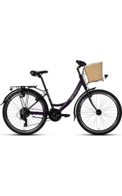 Resim Carraro Jasmıne Kadın Şehir Bisikleti 380H V 26 Jant 21 Vites Mor Açık Gri 