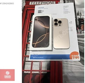 Resim Apple iPhone 16 Pro İkinci El YD | 128 GB | Çöl Titanyum 