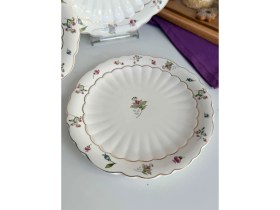 Resim Rossev Luna Flower Servis Sunum Pasta Seti 7'li 