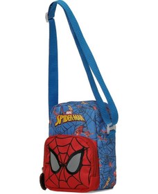 Resim Spiderman Blck Cprz 6fx Mavi Erkek Çocuk Çapraz Çanta 