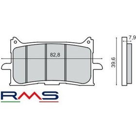 Resim Honda Cb 250 R Ön Fren Balata Rms 