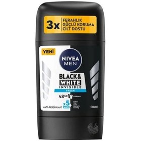 Resim Nivea Men Erkek Stick Deodorant Black&White Invisible Fresh 50ml 