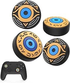 Resim IINE Joycon Thumb Grip Caps, Nintendo Switch/OLED/Switch Lite ile Uyumlu Oynanan Temalı Joystick Kapak, Nintendo Switch Joy-Cons için Silikon Joystick Kapakları (Denetleyici için) 