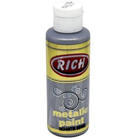 Resim Rich Akrilik Boya Metalik 120 CC Antik Gümüş 0863 