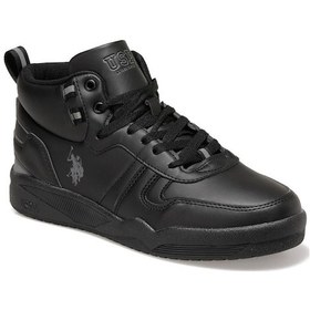 Resim U.S.POLO PATRİCK HI COMFORT CASUAL BOĞAZLI GÜNLÜK SPOR AYAKKABISI Siyah 