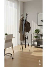 Resim Tripod Portmanto Siyah 