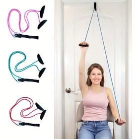 Resim Omuz Kası, Fitness Sporları için Omuz Antrenörü - Güç Geliştirme ve Kas Tonlama için Çekme İpi Çekme Kolu Antrenörü 