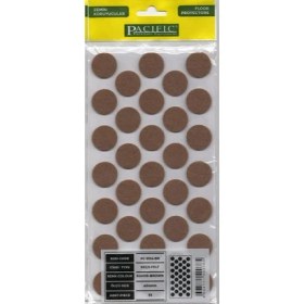 Resim Hamadex Yapışkanlı Yuvarlak Keçe 24 mm – 33 Adet – Siyah, Gri, Beyaz, Kahve Renk – Mobilya Zemin Koruyucu Keçe 