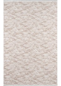 Resim Kaymaz Taban Yıkanabilir Modern Salon Mutfak Oturma Odası Çocuk Odası Halısı 5015 Vizon 