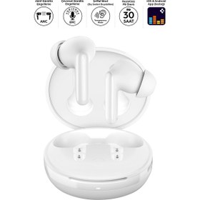 Resim Spigen Audio SA-TW S10 Anc Kablosuz Tws Kulaklık Beyaz ASD07962 