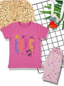 Resim ALFE FASHION Love Detaylı Bebek Pijama Takımı 