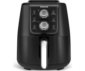 Resim Homend Airfryday 2509h Siyah Silver Çelik Hazneli 4 Lt 