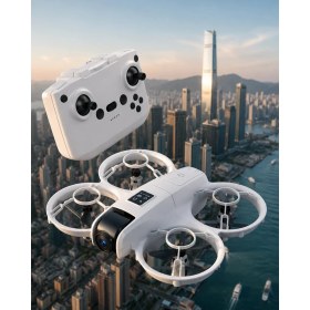 Resim Twin Store Işıklı Mini Drone Çift Batarya Yedek Pervane Setli 