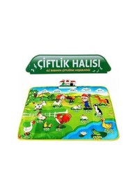 Resim Türkçe Konuşan Eğitici Çiftlik Oyun Halısı 60 CM 