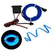 Resim 5 Metre Mavi Neon Ip Led Torpido Ledi Işıklı 1 Adaptörlü 