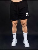 Resim Genel Markalar Erkek Sparta Baskılı Pamuk Spor Şort 