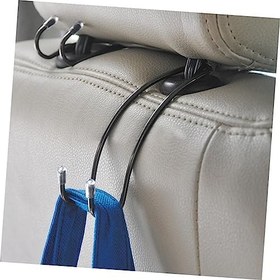 Resim Holibanna 2adet Arka Koltuk Araç Askısı Siyah Çok Fonksiyonlu Tasarım Alışveriş Torbaları Için Saklama Çözümü Ev Ve Araç Kullanımı Için Uygun 