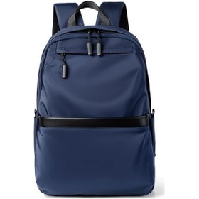 Resim Oldfriend Mavi Erkek Hafif Dayanıklı Oxford Sırt Çantası 15.6" Laptop Bölmesi Ayarlanabilir Askı Mavi 