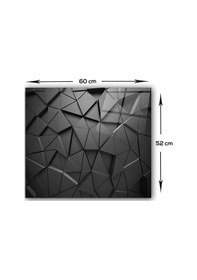Resim Decorita Antrasit Kristal | Cam Ocak Arkası Koruyucu | 52cm x60cm 