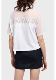Resim Armani Exchange Bayan T Shirt Xw000516 Af10359 U0002 Beyaz Beyaz 