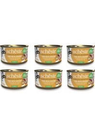 Resim Schesir Ton Ve Tavuklu Tam Ve Dengeli Jöleli Kedi Konservesi 85 Gr. X 6 Adet 