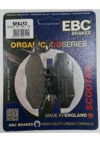 Resim Ebc Sfa353 2013-2025 Vespa Gts 125 Uyumlu Ön Fren Balatası Organik Balata 