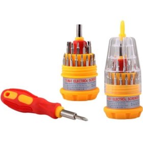 Resim FırsatYeri Mıknatıs Uçlu Laptop Telefon Tamiri Uyumlu Tornavida Seti 31parça 