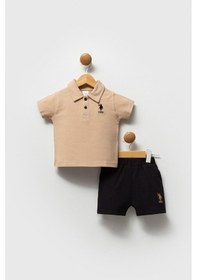 Resim U.S. Polo Assn. U.s. Polo Assn Erkek Bebek Bej Takım Bej 