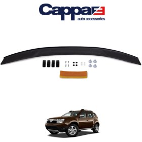 Resim Cappafe Dacia Duster Ön Kaput Koruyucu Rüzgarlık 4mm (abs) 10-17 