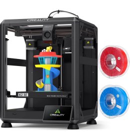 Resim Creality K2 Se 3D Yazıcı, 2 Rulo Hyper Pla Rfıd Filament (Rastgele Renk), 500 Mm/s Yüksek Hızlı Baskı, 220 × 215 × 245 mm Yapım Alanı, Otomatik Tesviye, Doğrudan Ekstruder, Sağlam Metal Çerçeve 