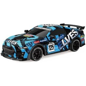 Resim 1:18 Elves Uzaktan Kumandalı Full Fonksiyon Işıklı Araba Mavi Çok Renkli 