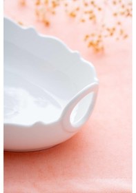 Resim Acar Nirvana Oval Sunum Tabağı - 26 Cm Beyaz 