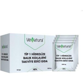 Resim Venatura Tip 1 Hidrolize Balık Kollajeni Takviye Edici Gıda 30 Şa 