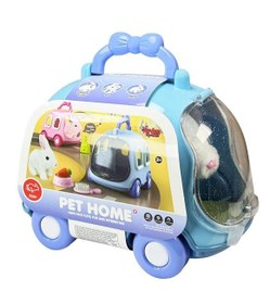 Resim Vardem Oyuncak Taşıma Çantalı Sesli Hareketli Tavşan Set VRD-JND-6800 