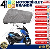 Resim Teksin Yamaha Nmax 125 Arka Çanta Uyumlu Motosiklet Brandası Motor Brandası (a++kalite) 