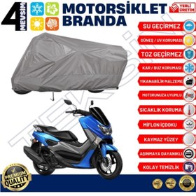 Resim Teksin Yamaha Nmax 125 Arka Çanta Uyumlu Motosiklet Brandası Motor Brandası (a++kalite) 