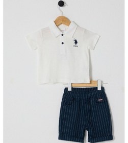 Resim U.s. Polo Assn Erkek Bebek Beyaz Takım 5274-48236 Beyaz 