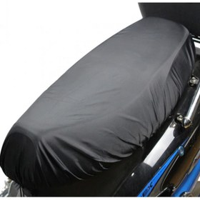 Resim Spacy Activa Vespa Küçük Model Scooter Universal Motosiklet Siyah Sele Kılıfı Motor Koltuk Brandası 