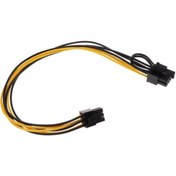 Resim KEEPRO Pcı-e 6-pin Ila 8-pin Güç Splitter Kablo Pcı-e Pcı Express Kablo Kablosu 0.3m 