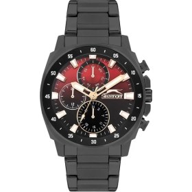 Resim Slazenger SL.09.2381.2.07 Quartz Çelik Siyah 44 mm Erkek Kol Saati 
